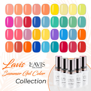 Lavis Gel Nail Polish Summer Colors