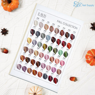 LAVIS GEL NAIL POLISH FALL COLORS