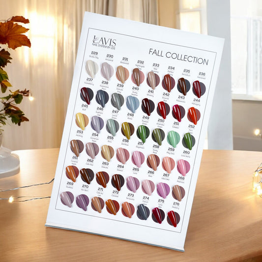 LAVIS GEL NAIL POLISH FALL COLORS