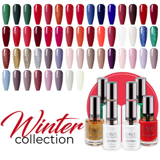 LAVIS GEL NAIL POLISH DUO WINTER COLORS