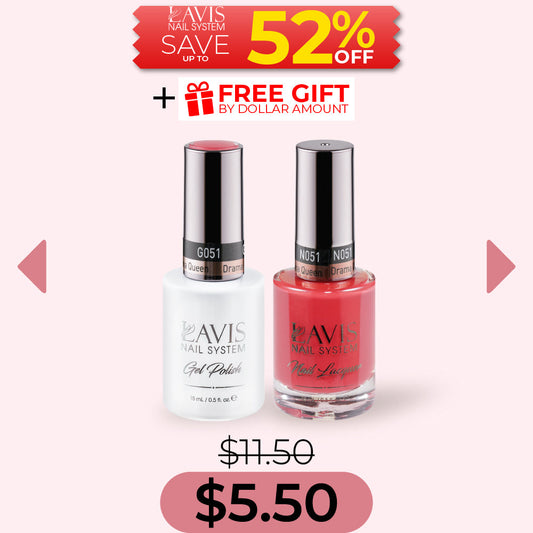 LAVIS GEL NAIL POLISH DUO WINTER COLORS
