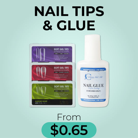 NAIL TIPS & GLUE