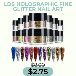 LDS Holographic Fine Glitter Nail Art