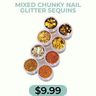 Mixed Chunky Nail Glitter Sequins