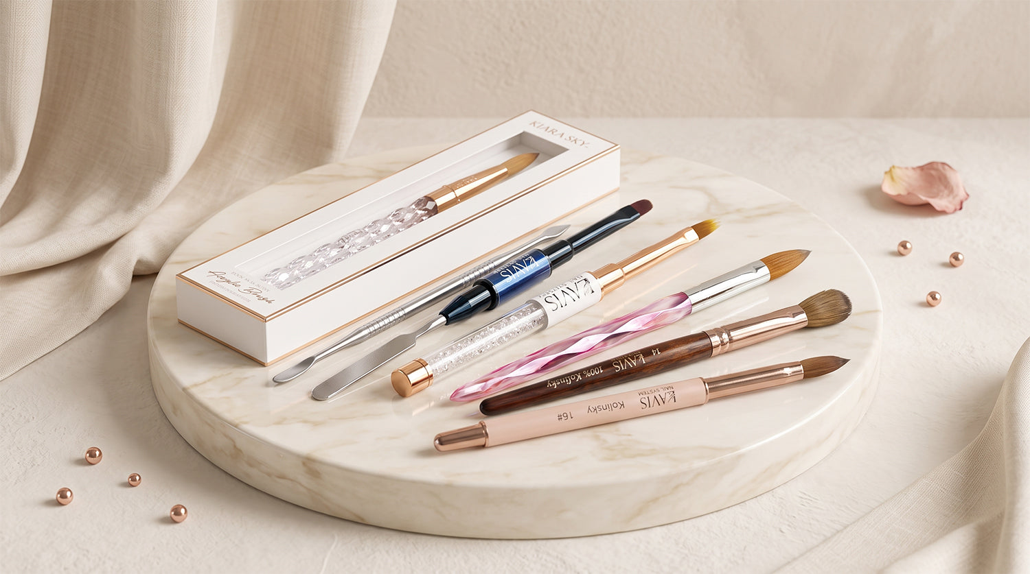 Acrylic brushes - DTK Nail Supply
