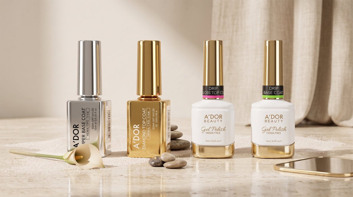 A'DOR Base  & Top Coat - DTK Nail Supply