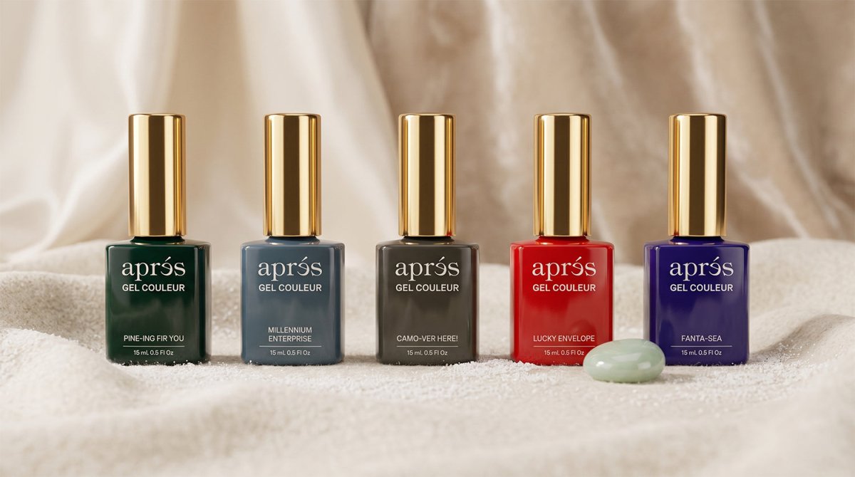 APRES GEL NAIL POLISH WINTER COLORS - DTK Nail Supply