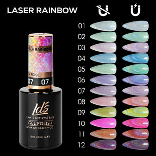 LDS LASER RAINBOW HOLOGRAPHIC  CAT EYE - DTK Nail Supply