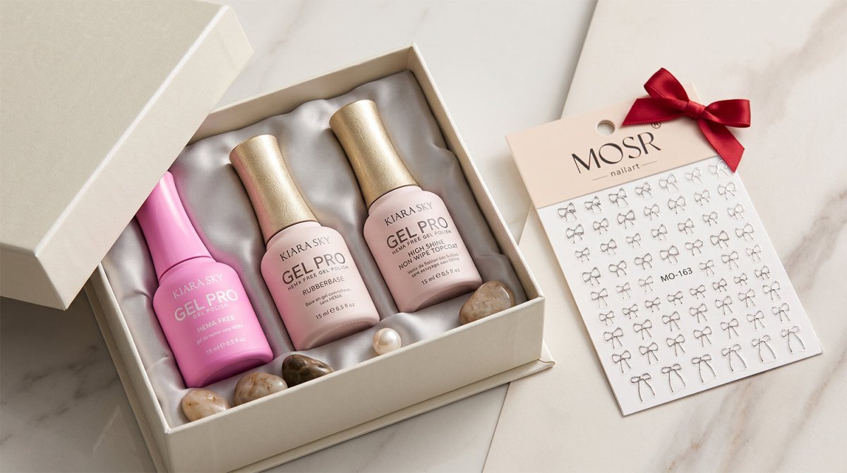 BASIC SET 3 + FREE NAIL STICKER - DTK Nail Supply