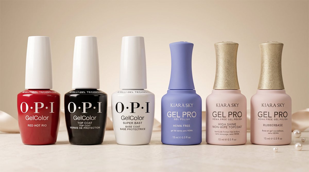 COMBO GEL COLORS + BASE & TOP GEL - DTK Nail Supply