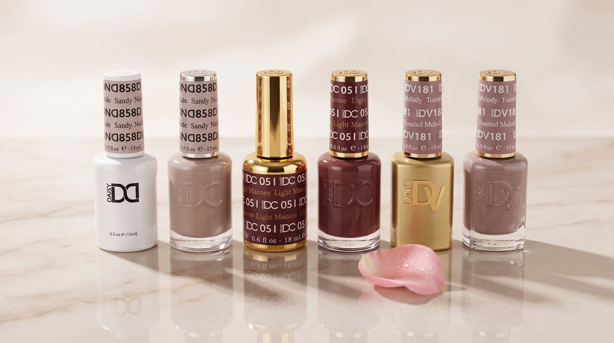 DND Brown Colors - DTK Nail Supply