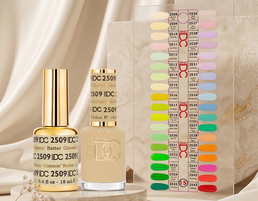 DND & DC COLORS CHART - DTK Nail Supply