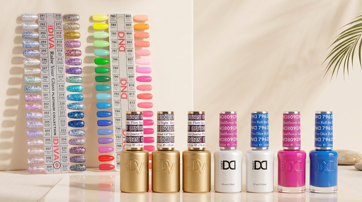 DND Gel Polish Collection - Professional DND Nail Colors & Sets - DTK Nail Supply