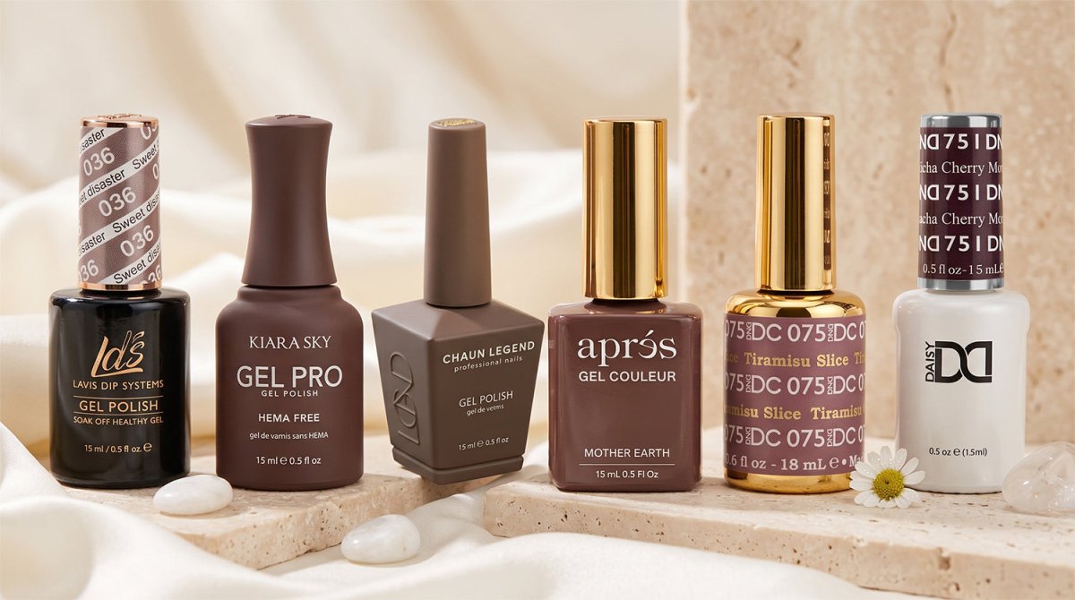 GEL COLORS - BROWN - DTK Nail Supply