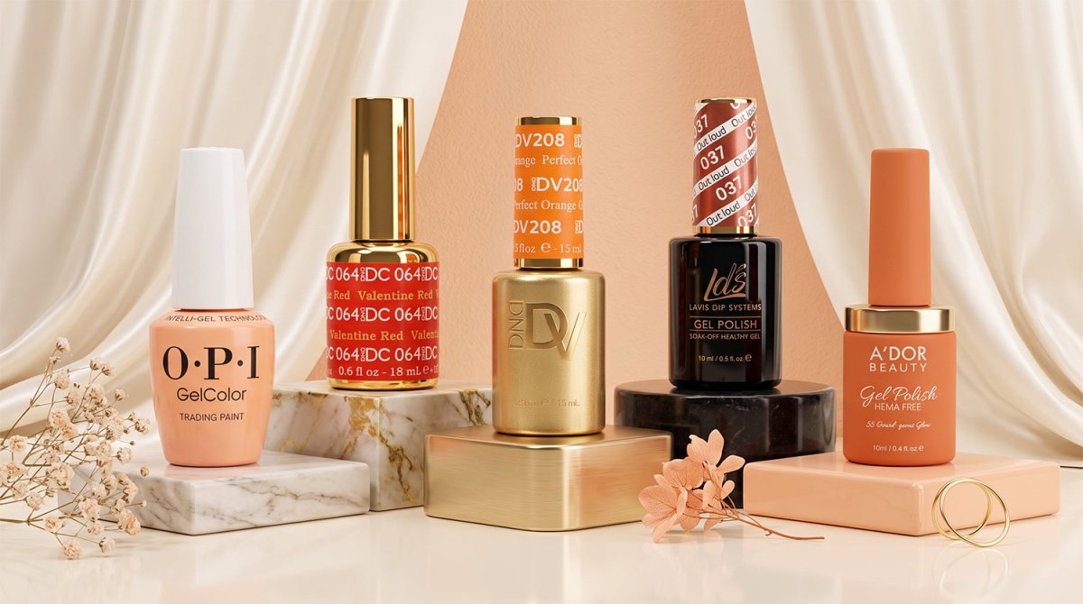 GEL COLORS - ORANGE - DTK Nail Supply
