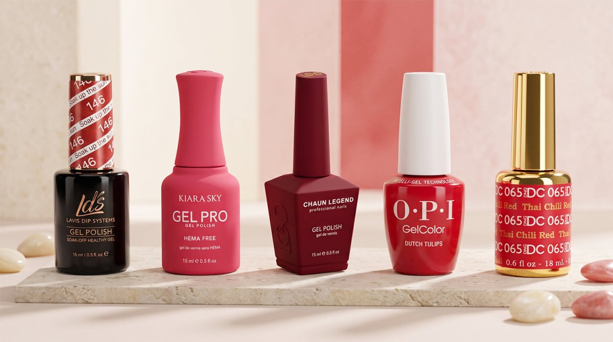 GEL COLORS - RED - DTK Nail Supply