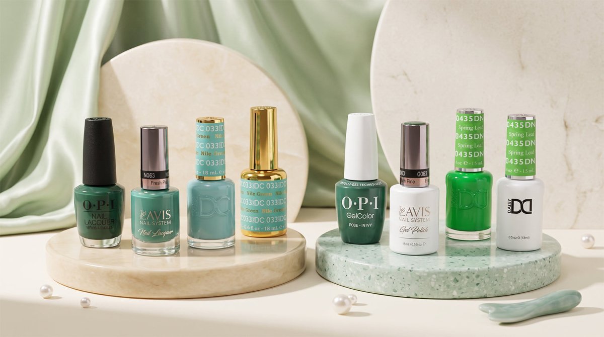 GEL & LACQUER - GREEN - DTK Nail Supply