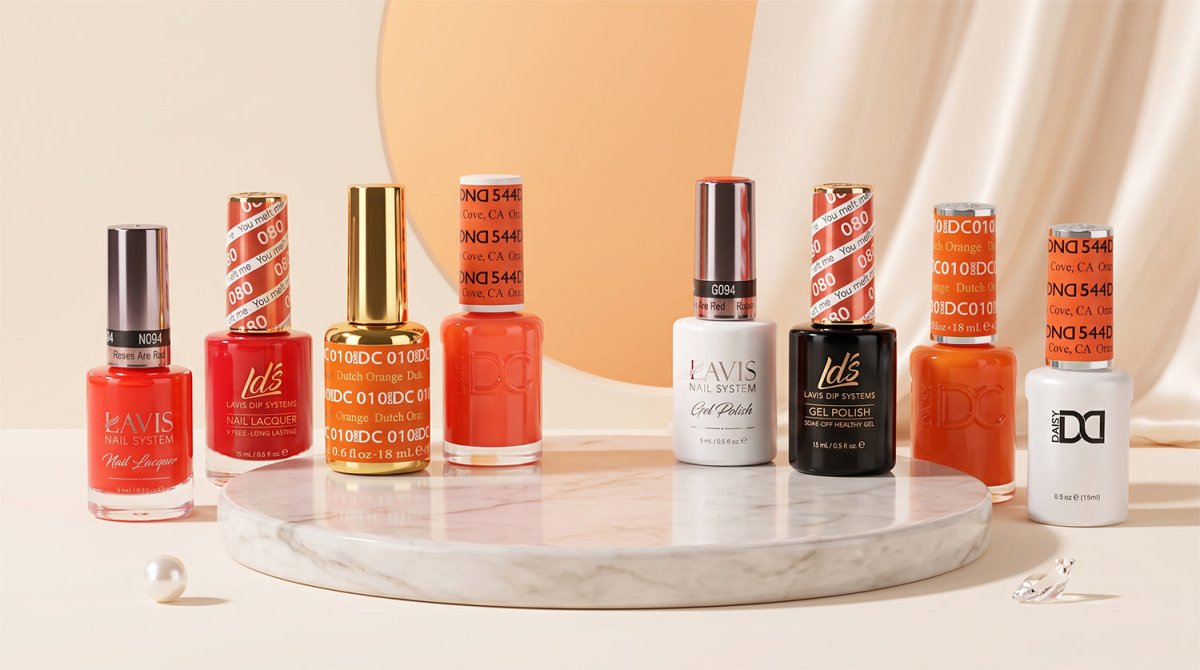 GEL & LACQUER - ORANGE - DTK Nail Supply