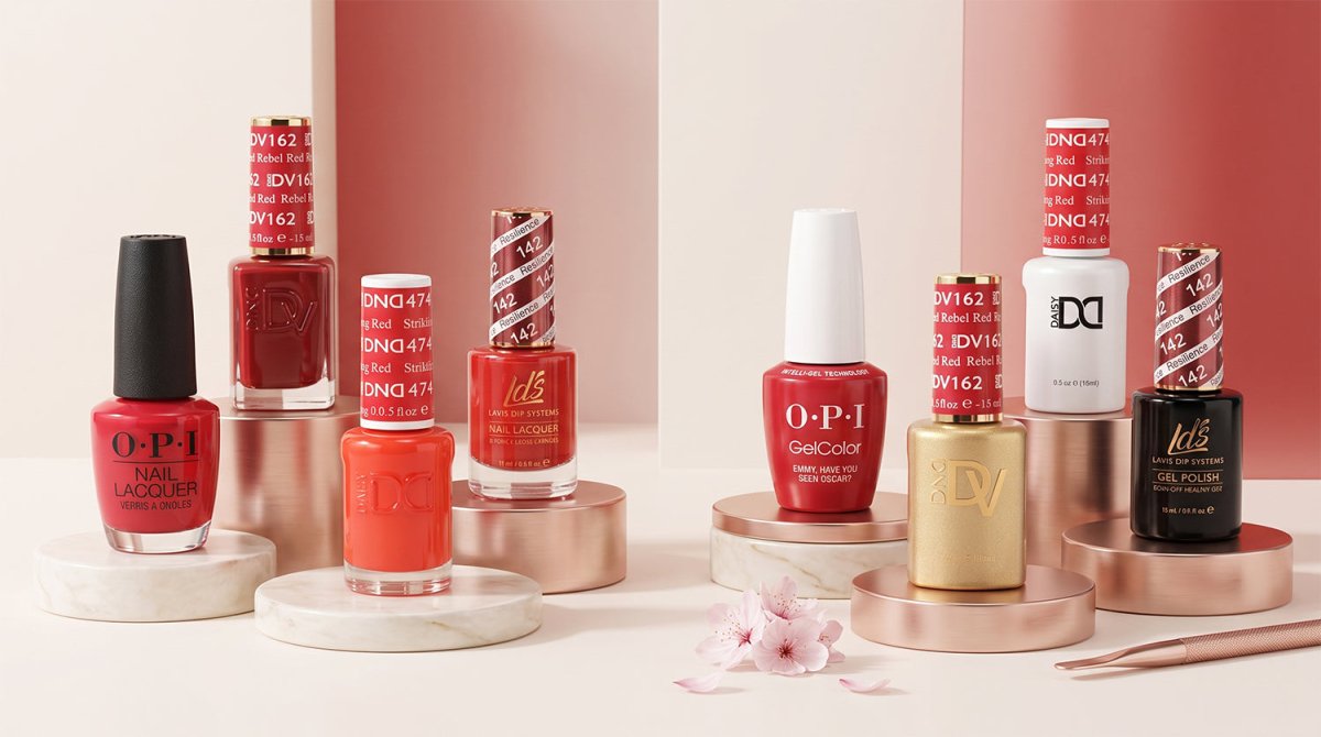 GEL & LACQUER - RED - DTK Nail Supply