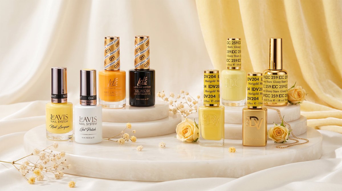 GEL & LACQUER - YELLOW - DTK Nail Supply