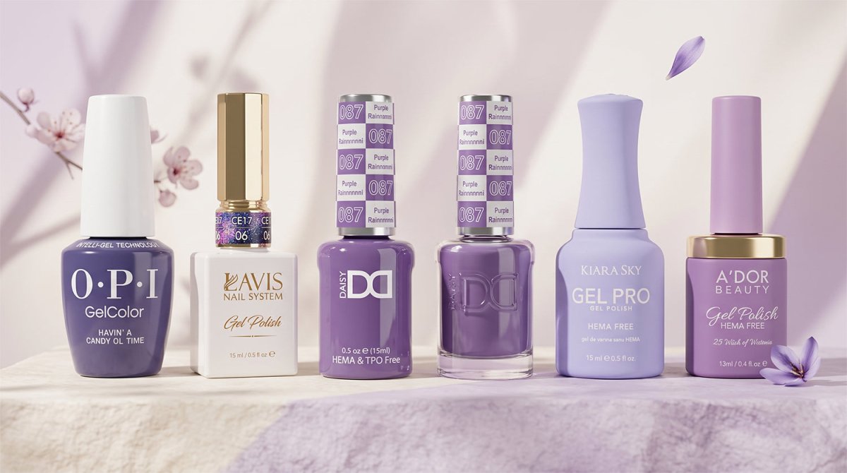 HEMA-Free & TPO-Free Color Purple - DTK Nail Supply