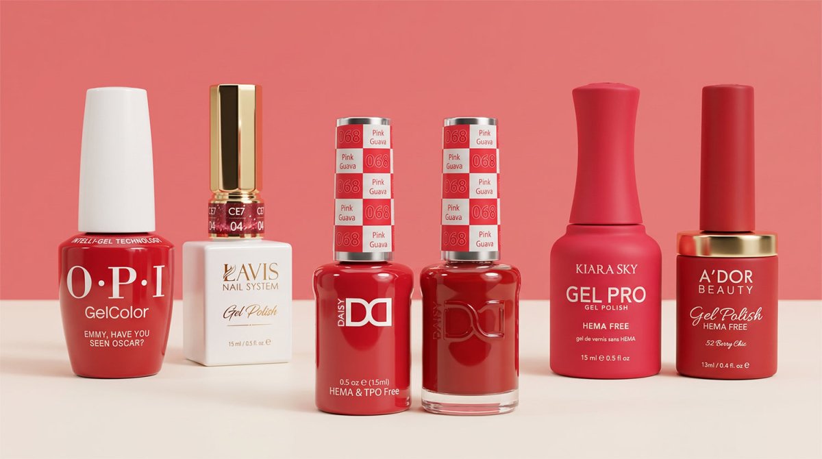 HEMA-Free & TPO-Free Color Red - DTK Nail Supply
