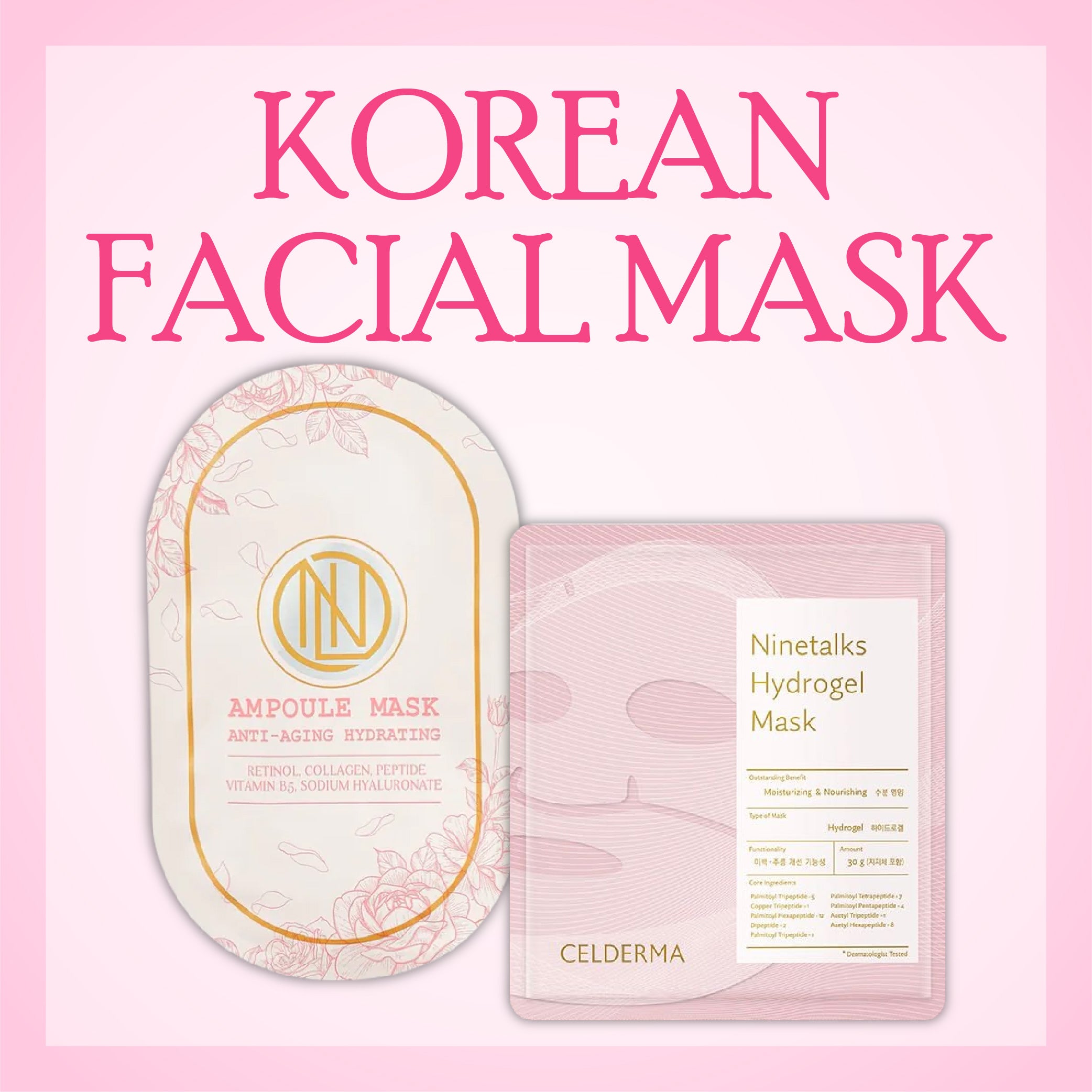 Korean Facial Mask - Skincare Collection | DTK Nail Supply