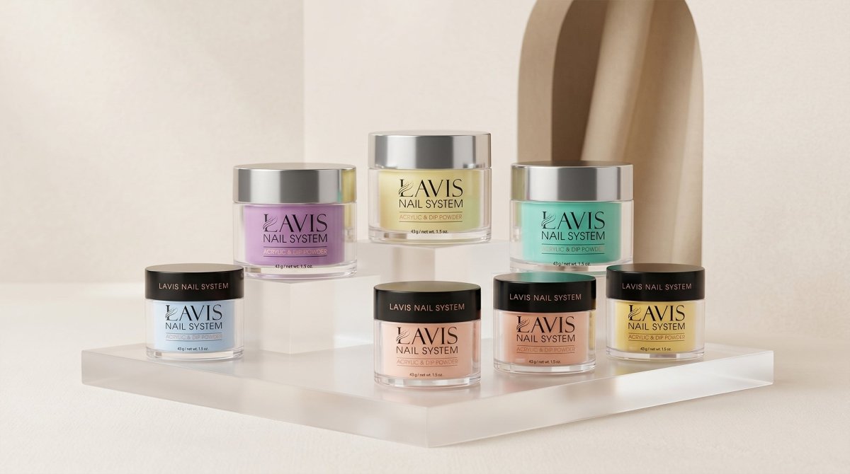 LAVIS ACRYLIC COLOR POWDER - DTK Nail Supply