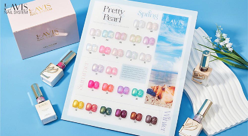 LAVIS C03 Pretty in Pearl Collection - DTK Nail Supply