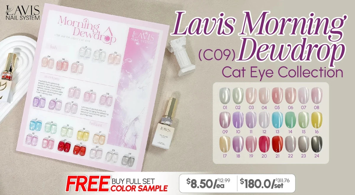 Lavis C09 Morning Dewdrop Collection - DTK Nail Supply