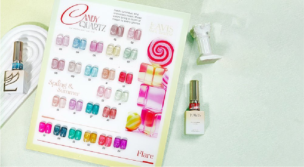 LAVIS C12 Candy Quartz Collection - DTK Nail Supply