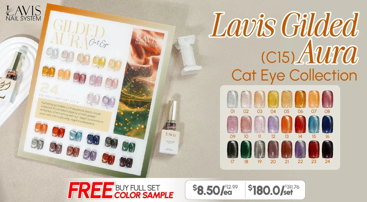 LAVIS C15 Gilded Aura Collection - DTK Nail Supply