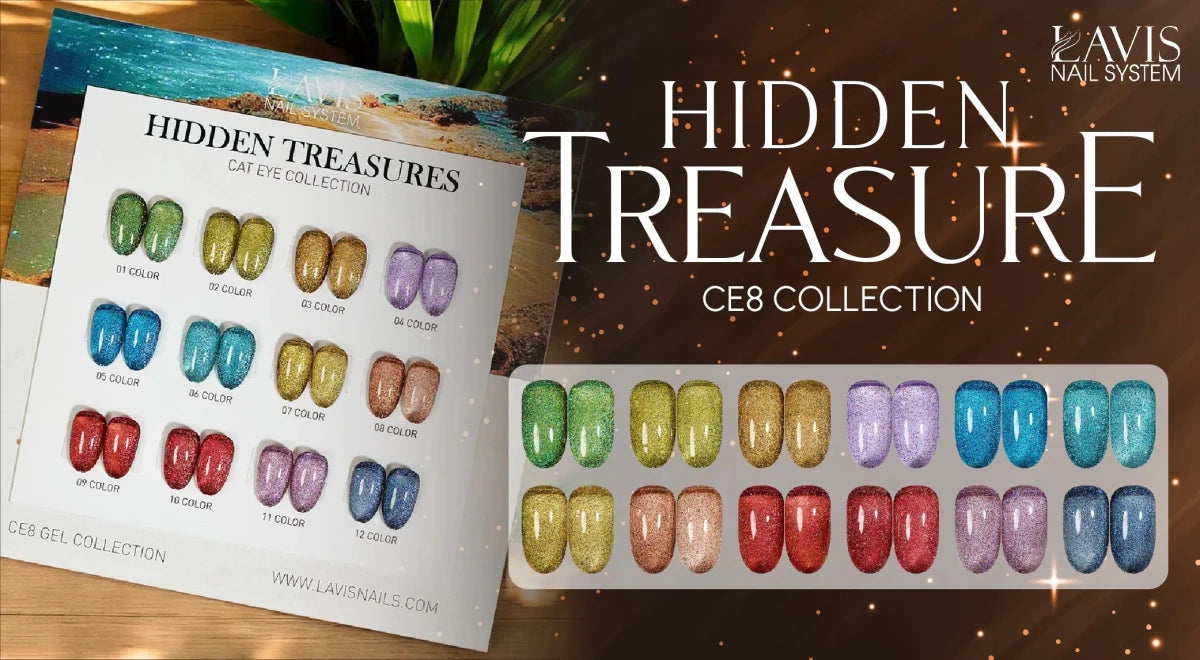LAVIS Cat Eye CE8 - HIDDEN TREASURES COLLECTION - DTK Nail Supply