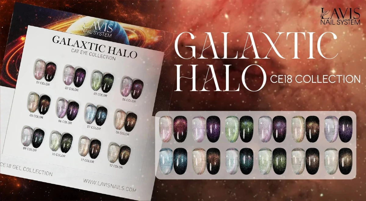 LAVIS Cat Eyes CE18 - Galaxtic Halo Collection - DTK Nail Supply