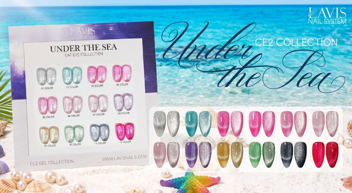 LAVIS Cat Eyes CE2 - Under The Sea Collection - DTK Nail Supply