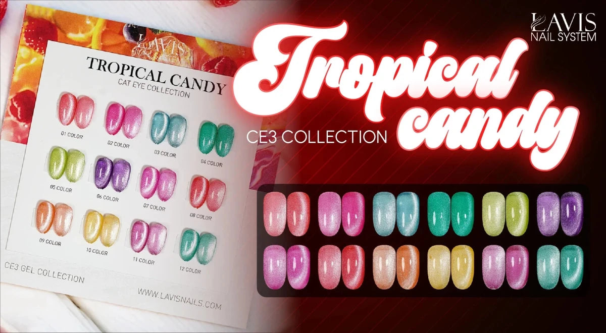 LAVIS Cat Eyes CE3 - Tropical Candy Collection - DTK Nail Supply