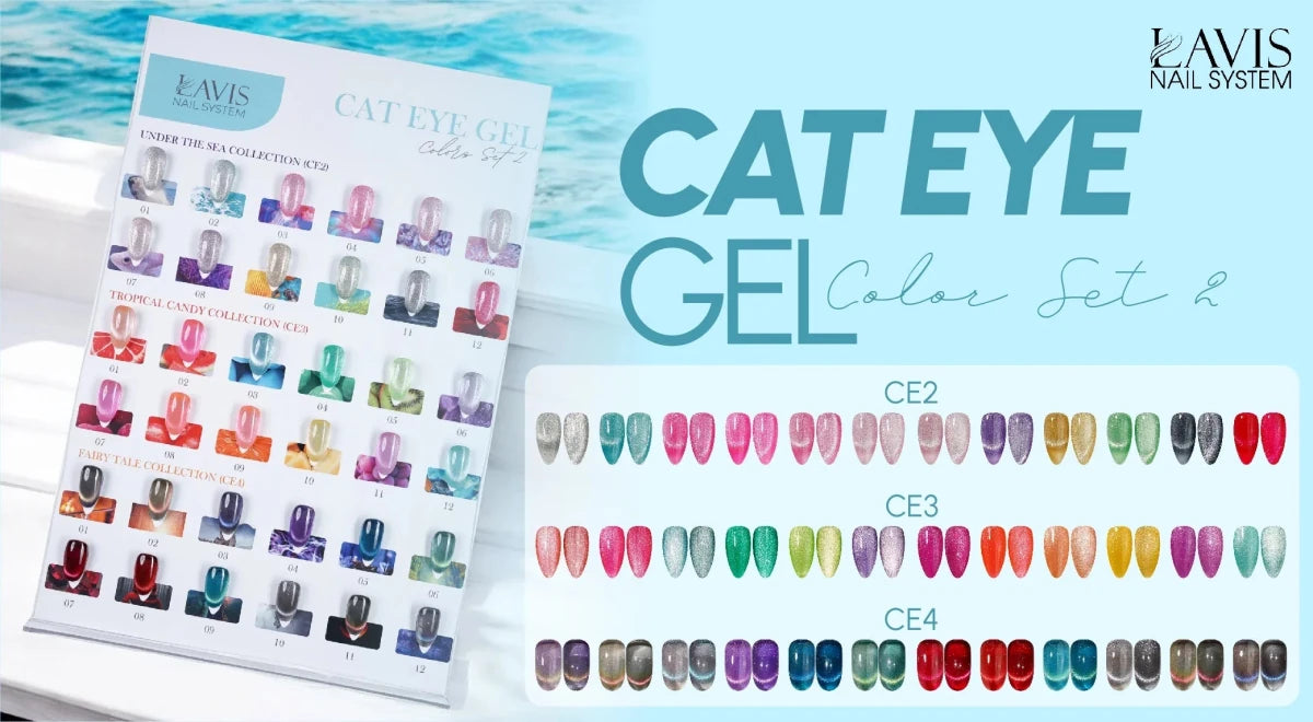 LAVIS CAT EYES SET 2 - (CE2, CE3, CE4) - DTK Nail Supply