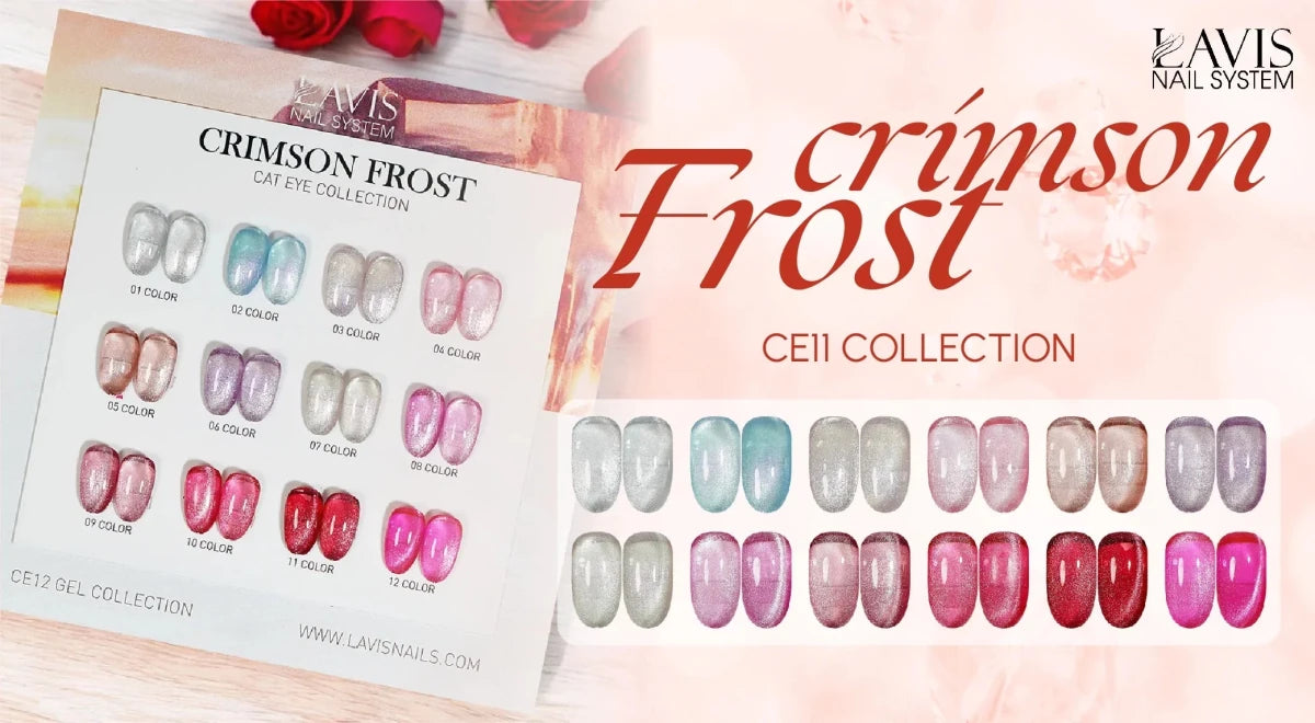 LAVIS CE12 (Ver2) - Crimson Frost Collection - DTK Nail Supply