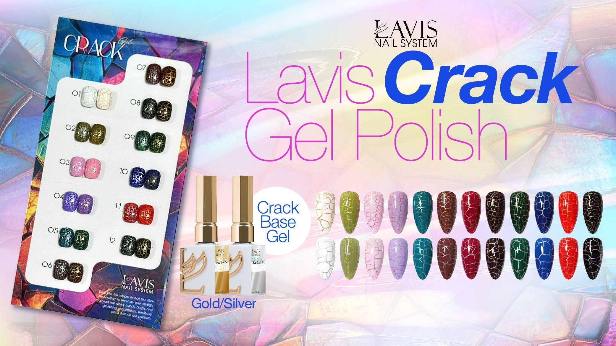 LAVIS Crack Gel Collection - DTK Nail Supply