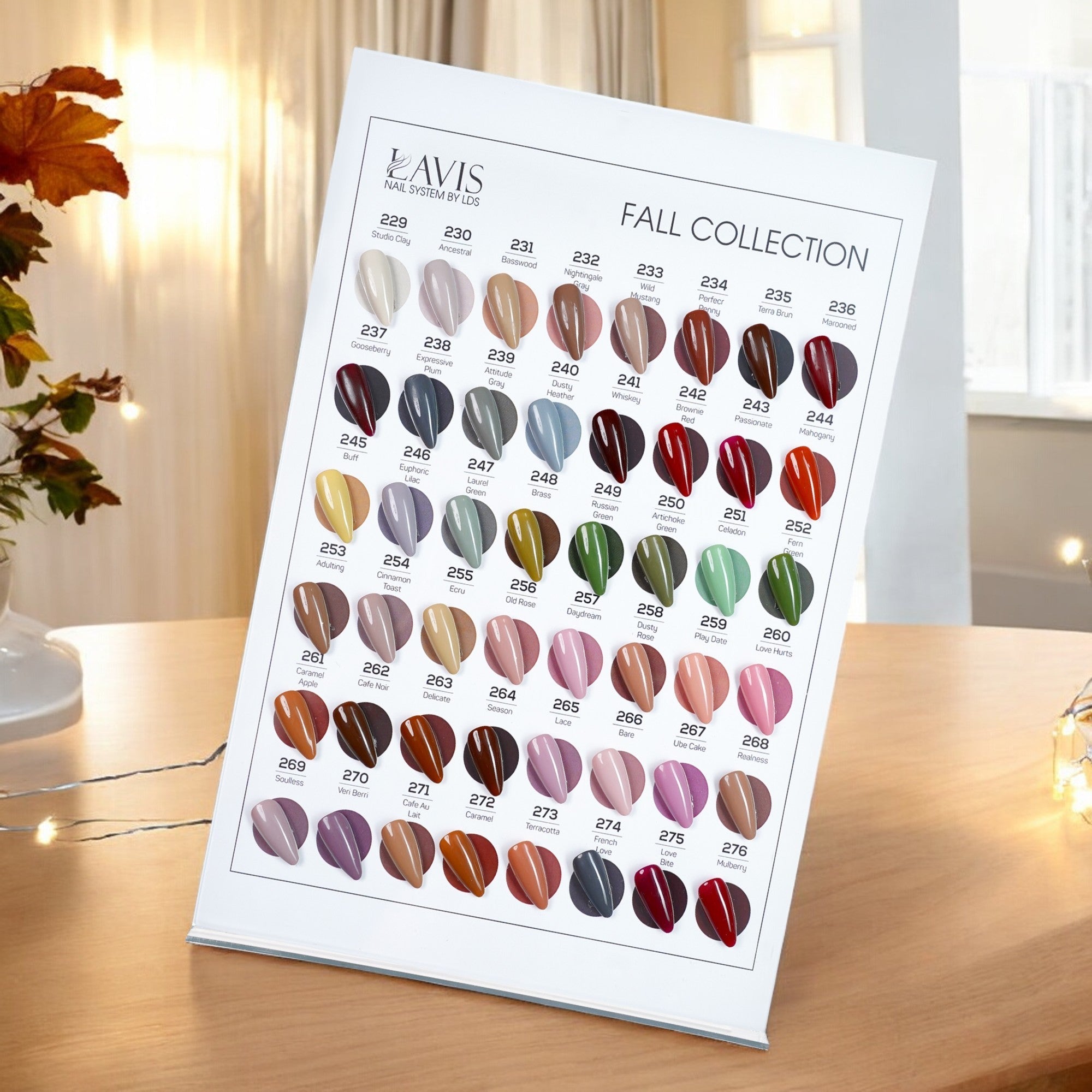 LAVIS GEL NAIL POLISH FALL COLORS - DTK Nail Supply