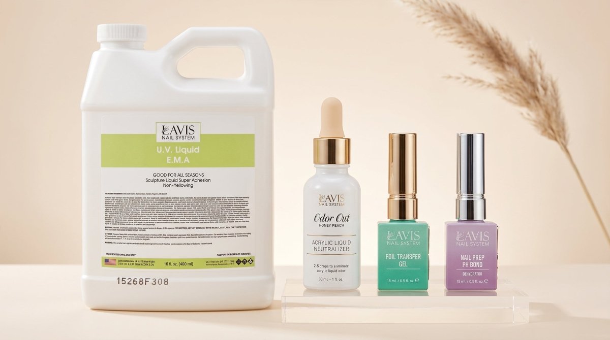 LAVIS LIQUID MONOMER EMA & NAIL PREPS - Do not DELETE - DTK Nail Supply