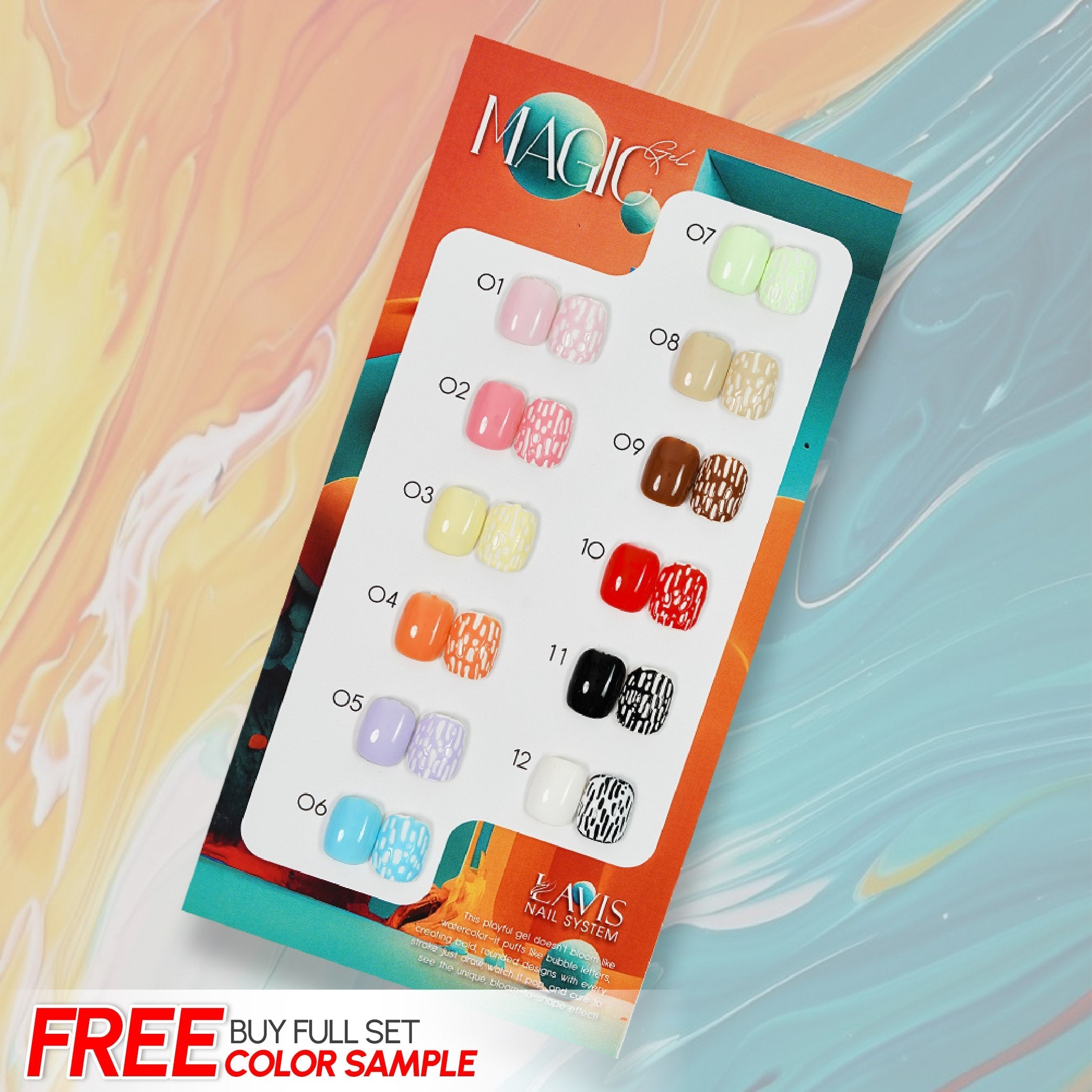 LAVIS Magic Gel Collection - DTK Nail Supply