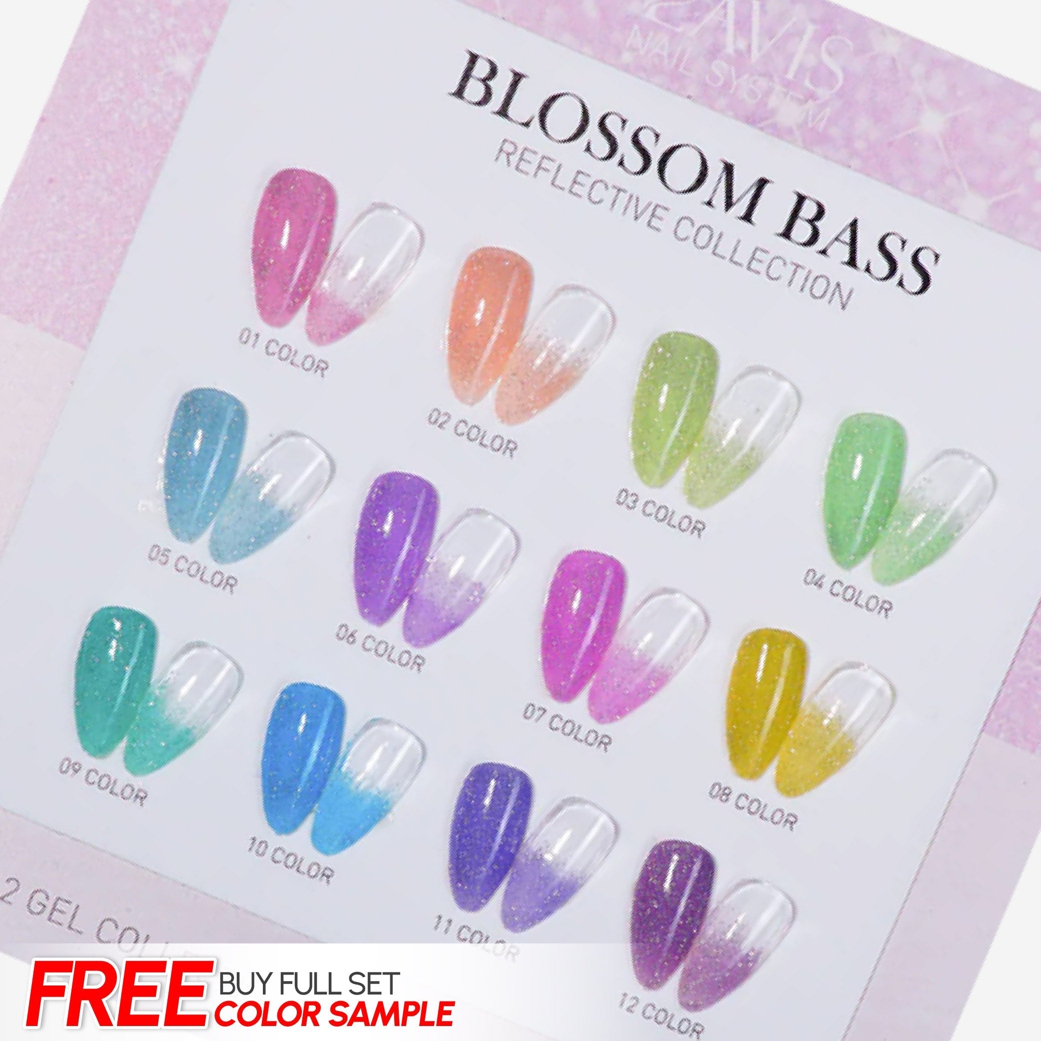 LAVIS R05 Blossom Bass Reflective Collection - DTK Nail Supply