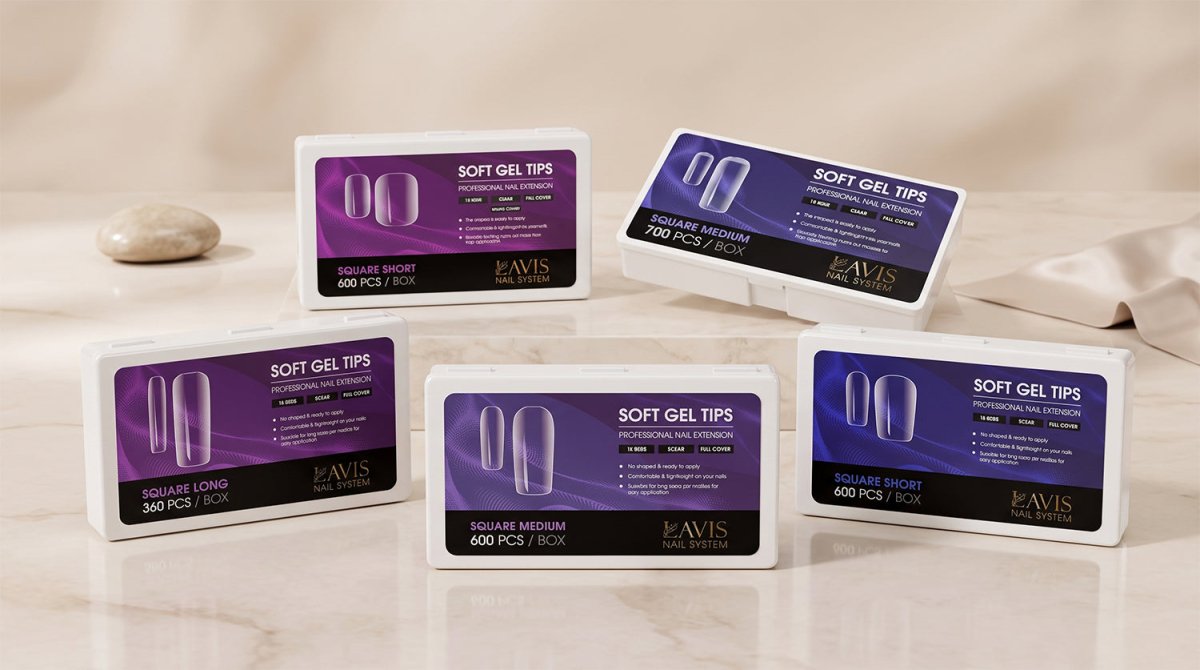Lavis Square Nail Tips | DTK Nail Supply - DTK Nail Supply