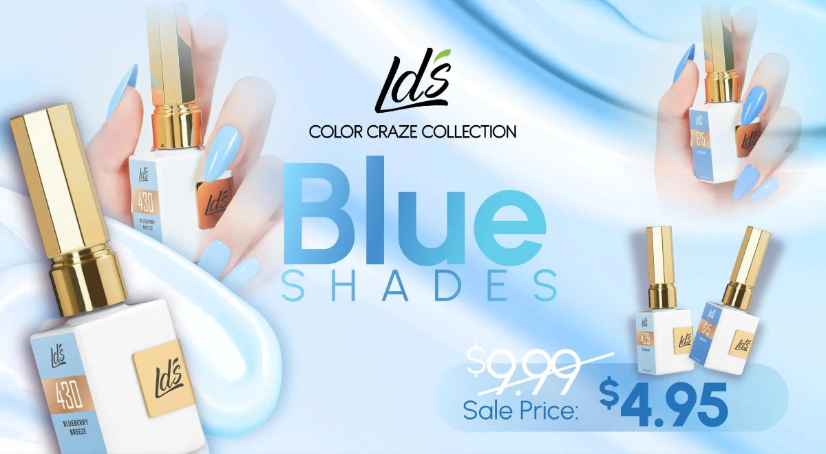 LDS Color Craze Collection - BLUE - DTK Nail Supply
