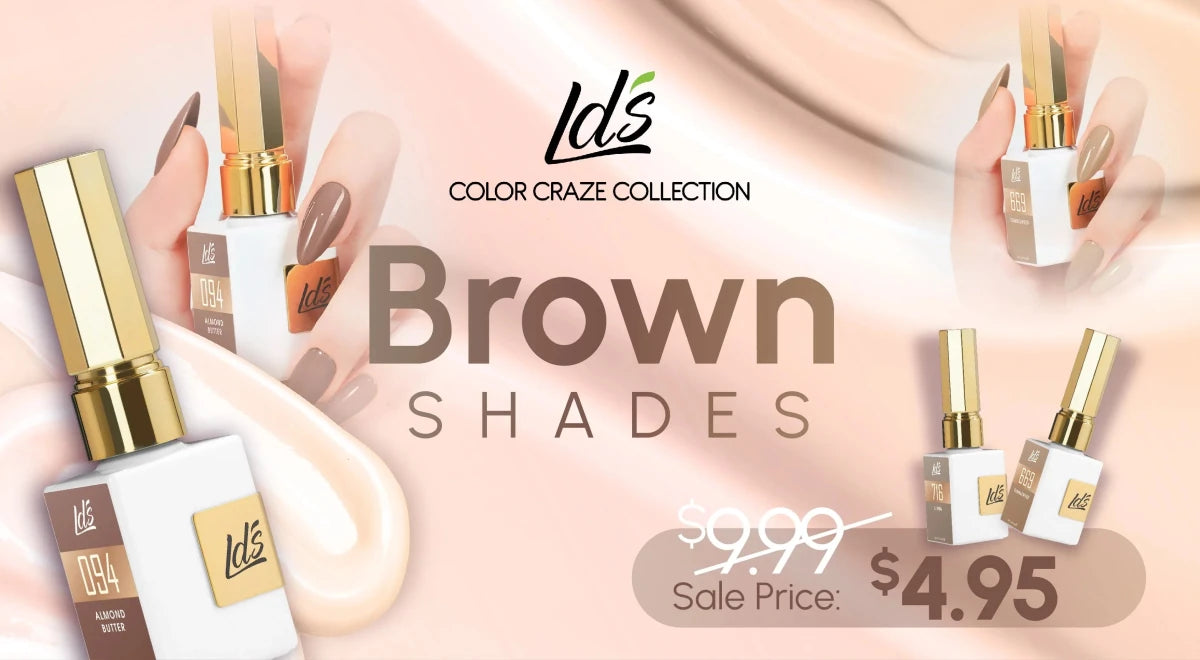 LDS Color Craze Collection - BROWN - DTK Nail Supply