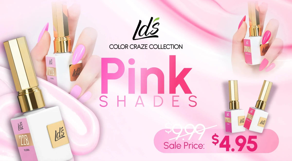 LDS Color Craze Collection - PINK - DTK Nail Supply