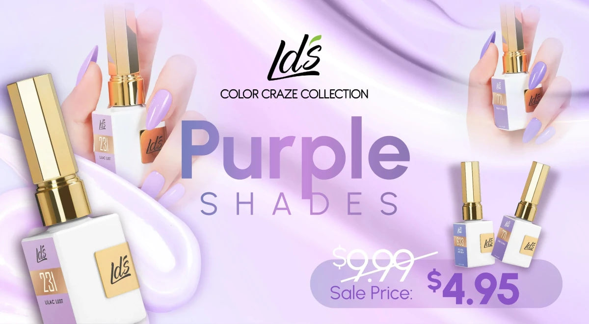 LDS Color Craze Collection - PURPLE - DTK Nail Supply