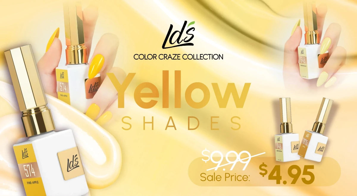 LDS Color Craze Collection - YELLOW - DTK Nail Supply