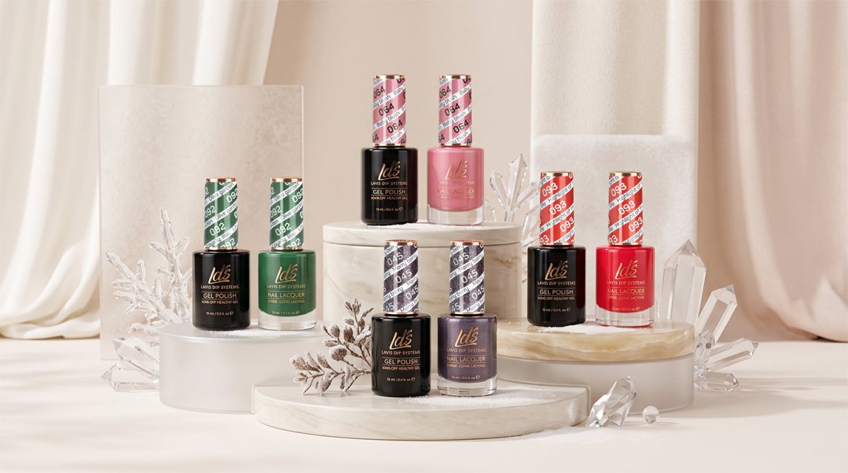 LDS GEL NAIL POLISH DUO WINTER COLORS - DTK Nail Supply